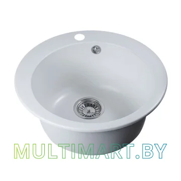 Кухонная мойка AV Engineering Point AVE495495WTA (белый) картинка 3